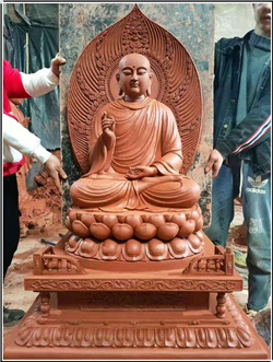 1.6米高地藏王銅像發貨