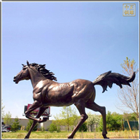 純銅公園銅馬雕塑